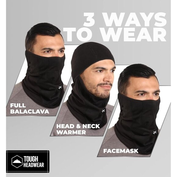 Balaclava Ski Mask for Men and Women Winter Face Cover for Work and Snow Sports - Picture 6 of 7